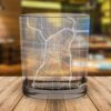 San Antonio Texas City Map Whiskey Glass Gift