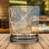 Birmingham Alabama Map Whiskey Glass Gift