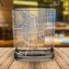 Baltimore Maryland City Map Whiskey Glass Gift