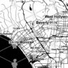 West Los Angeles California City Map Whiskey Glass Gift - Image 2