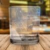 West Los Angeles California City Map Whiskey Glass Gift