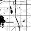 Bloomington Minnesota Map Whiskey Glass Gift - Image 2