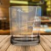 Kirkland Washington City Map Whiskey Glass Gift