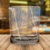 Milpitas California Map Whiskey Glass Gift