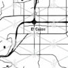 El Cajon California Map Whiskey Glass Gift - Image 2