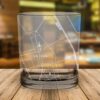 Las Cruces New Mexico Map Whiskey Glass Gift