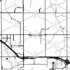 Midwest City Oklahoma City Map Whiskey Glass Gift - Image 2