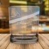 Huntington West Virginia Map Whiskey Glass Gift