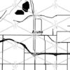 Azusa California City Map Whiskey Glass Gift - Image 2