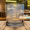 Farmington New Mexico Map Whiskey Glass Gift